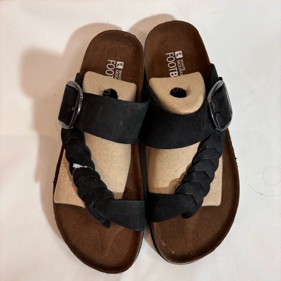 WHITE MOUNTAIN Sz 10 Halftime Braided Tow Wrap Slip On Slides NWOT - Picture 4 of 9